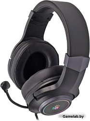 Наушники с микрофоном A4Tech Bloody G350 черный 2м мониторные USB оголовье (G350 USB/ BLACK)
