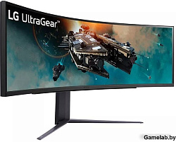 Монитор LG 49" UltraGear 49GR85DC-B черный VA LED 32:9 HDMI матовая HAS Piv 3000:1 450cd 178гр/178гр