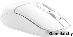 Мышь A4Tech Fstyler FB12 белый оптическая (1200dpi) беспроводная BT/Radio USB (3but)