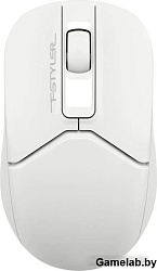 Мышь A4Tech Fstyler FB12S белый оптическая (1200dpi) silent беспроводная BT/Radio USB (2but)