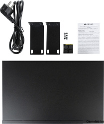 ORIGO Неуправляемый коммутатор, 24x100Base-TX, 1xCombo 1000Base-T/SFP, комплект для установки в 19" 