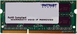 Patriot Signature 4GB DDR3 SO-DIMM PC3-10600 [PSD34G13332S]PSD34G13332S