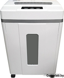 Шредер Office Kit S200TSCD 0,8x2 белый (секр.P-7) фрагменты 6лист. 25лтр. скобы пл.карты CD