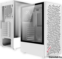 XPG VALOR AIR WHITE (VALORAIRMT-WHCWW) (Midi-Tower, белый, TG, 120mm fan*4)