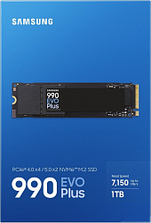 Накопитель SSD Samsung 1Tb PCI-E NVME M.2 2280 990 EVO Plus R6300/W7250MB/s ( MZ-V9S1T0BW )
