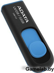 A-Data DashDrive UV128 Black/Blue 32GB (AUV128-32G-RBE)DashDrive UV128 Black/Blue 32GB (AUV128-32G-R