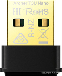 Сетевой адаптер WiFi TP-Link ARCHER T3U NANO AC1300 USB 2.0