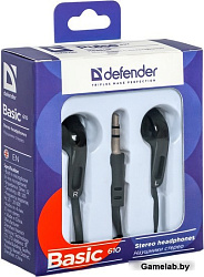 Нaушники BASIC 610 BLACK 63610 DEFENDER Наушники вставки Basic 610 черный