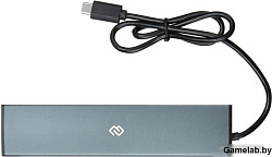 Разветвитель USB-C Digma HUB-7U3.0-UC-G 7порт. серый