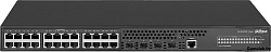 DAHUA 28-портовый управляемый коммутатор, уровень L2+Порты: 24 RJ45 10/100/1000Мбит/с, 4 SFP+ 1000Мб