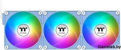 Вентилятор Thermaltake CT120 EX Sync Hydrangea синий Ret (CL-F196-PL12BU-A)