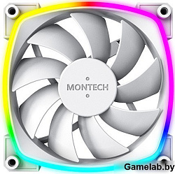 Вентилятор для корпуса Montech AX120 ARGB 120х120x25 белый 4-pin 27дБ (AX120 PWM WHITE) Ret