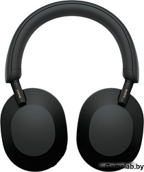 Гарнитура мониторные Sony WH-1000XM5 1.2м черный беспроводные bluetooth оголовье (WH1000XM5/B)