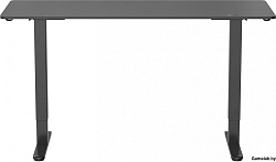 Стол для компьютера Cactus CS-EDL-BBK столешница ДСП черный каркас черный 160x71x60см