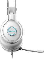 Наушники с микрофоном A4Tech Fstyler FH300U белый 2м мониторные USB оголовье (FH300U WHITE)