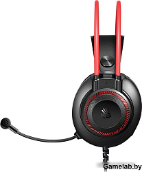 Наушники с микрофоном A4Tech Bloody G200 черный/красный 2м мониторные оголовье (G200  AUX3.5-4PIN +U