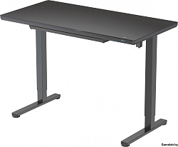 Стол для компьютера Cactus подъёмный столешница стекло черный каркас черный (CS-EGD-BBK)