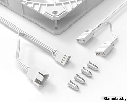 Вентилятор ID-Cooling WF-14025-XT ARGB WHITE 4-pin 180gr LED Ret
