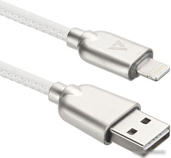 ACD Кабели USB ACD USB кабель ACD-Allure Lightning ; USB-A Кожа, 1м, белый (ACD-U926-P5W)