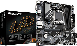 Gigabyte A620M DS3H, Socket AM5, AMD A620, 4xDDR5-5200, D-SUB+HDMI+DP, 1xPCI-Ex16, 1xPCI-Ex1, 4xSATA