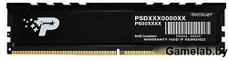 Память DDR5 2x8GB 4800MHz Patriot PSP516G4800KH1 Signature Premium RTL PC5-38400 CL40 DIMM 288-pin 1