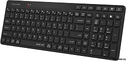 Клавиатура A4Tech Fstyler FBK27C AS черный USB беспроводная BT/Radio slim Multimedia (FBK27C AS)