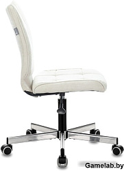Кресло Бюрократ CH-330M молочный Velvet 20 крестовина металл хром