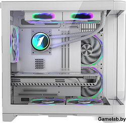 Корпус 1STPLAYER UVIEW UV5 White / mATX / UV5-WH