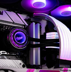 Система водяного охлаждения Valkyrie Jarn 280 ARGB Black / 2x140mm ARGB fans, 300W TDP, 32.2dBA / HW