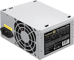 Exegate Блок питания ExeGate 500W AA500 (ATX, PC, 8cm fan, 24pin, 4pin, 2xSATA, IDE, кабель 220V в к