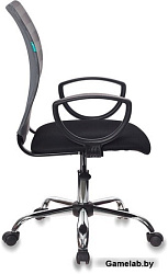 Кресло Бюрократ CH-599AXSL/32G/TW-11 спинка сетка серый TW-32K03 сиденье черный TW-11 крестовина хро