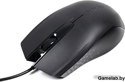 Мышь A4 OP-760 черный оптическая (1000dpi) USB (3but)