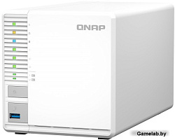 Сетевое хранилище NAS Qnap Original TS-364-8G 3-bay настольный Celeron N5095