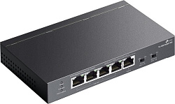 TP-Link TL-SG1005P-PD, Настольный коммутатор с 5 гиг. портами (1 порт с входящим PoE++, 4 порта с ис