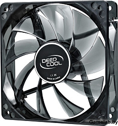 Вентилятор Deepcool WIND BLADE 120 120x120 черный/белый 3-pin 4-pin (Molex)26dB 119gr Ret DP-FLED-WB
