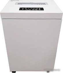 Шредер Office Kit S500 белый (секр.P-5)/фрагменты/17лист./50лтр./скрепки/скобы/пл.карты/CD