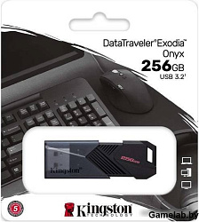 Флеш Диск Kingston 256Gb DataTraveler Exodia Onyx DTXON/256GB USB3.2 черный