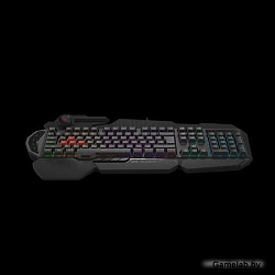 Клавиатура A4Tech Bloody B310N черный USB Multimedia for gamer LED (подставка для запястий) (B310N)