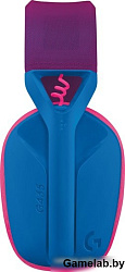 Наушники с микрофоном Logitech G435 голубой/розовый мониторные BT оголовье (981-001065)