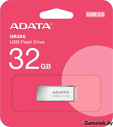 Флэш-накопитель USB3.2 32G BROWN UR350-32G-RSR/BG ADATA
