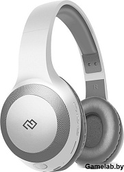 Гарнитура накладные Digma BT-15 белый/серый беспроводные bluetooth оголовье (BT-15W)