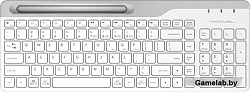 Клавиатура A4Tech Fstyler FBK25 белый/серый USB беспроводная BT/Radio slim Multimedia