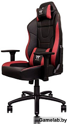Кресло игровое Thermaltake U Comfort черный эко.кожа