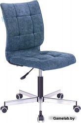 Кресло Бюрократ CH-330M темно-синий Light-27 крестовина металл хром