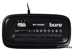 Шредер Buro Home BU-S506C (секр.P-4)/фрагменты/5лист./12лтр./пл.карты
