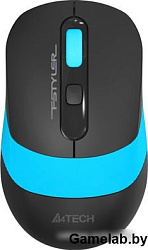 Мышь A4 Fstyler FG10 черный/синий оптическая (2000dpi) беспроводная USB
