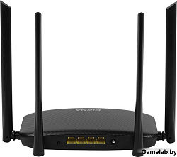 Роутер беспроводной Digma DWR-AC1202 AC1200 10/100/1000BASE-TX черный (упак.:1шт)