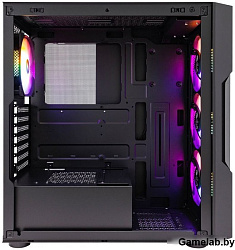 Корпус 1STPLAYER TRILOBITE T7-P Black / ATX / 4x120mm LED fans / T7-P-BK-4F1