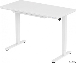 Стол для компьютера Cactus CS-EGD-WWT столешница стекло белый каркас белый