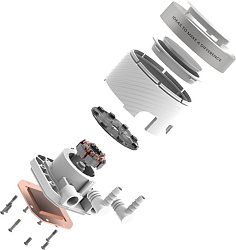 Система водяного охлаждения ID-Cooling FX360 Inf ARGB Soc-AM5/AM4/1200/1700/1851 белый 4-pin 27.2dB 